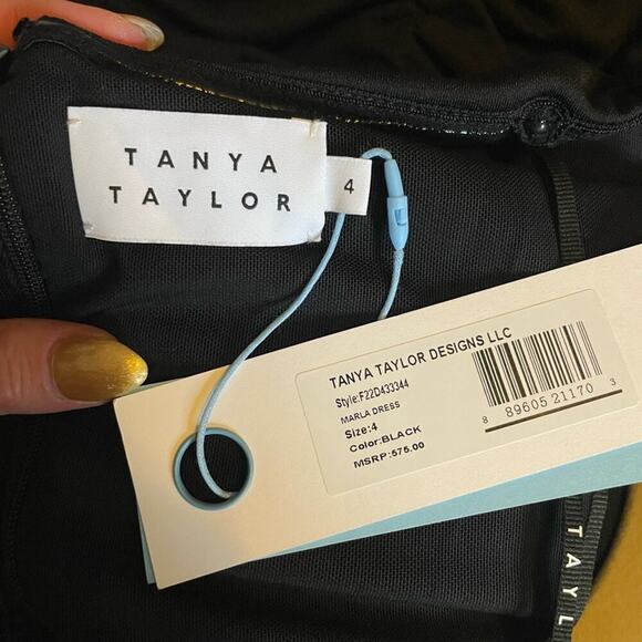 TANYA TAYLOR Marla Ruched Maxi Fit and Flare Dress Off Shoulder Long Sleeve NEW - Picture 14 of 15